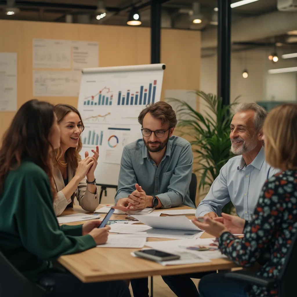 Équipe ImpôtFacileFR en discussion